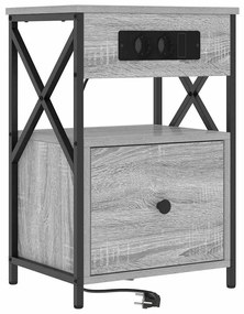 Armários de Canto 2 pcs Sonoma cinzento 40 x 31 x 60 cm