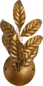 Candeeiro de parede vintage dourado antigo - Linden