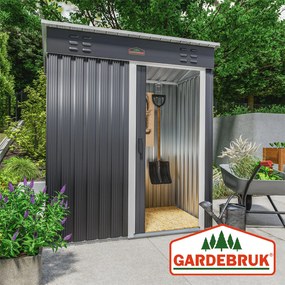 Abrigo Jardim para ferramentas em metal 185x165x90 cm antracite