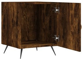 Mesa cabeceira 40x40x50 cm derivados de madeira carvalho fumado