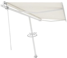 Toldo automático independente 400x300 cm cor creme