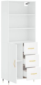 Armário alto 69,5x34x180 cm derivados de madeira branco