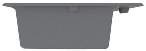 Tanque de Cozinha Cinza 790x500x193 mm Granito
