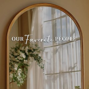 Autocolante para espelho S46 – Our favorite people