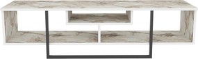 Móvel TV Asal – Preto/Branco – 150x35,2x40 cm