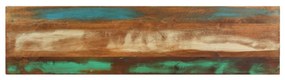 Mesa consola 120x30x75 cm madeira recuperada maciça