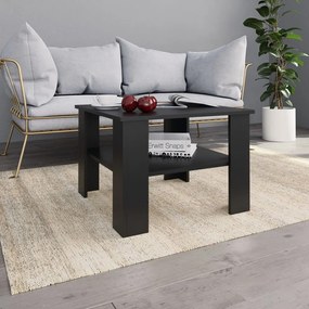 Mesa de centro 60x60x42 cm derivados de madeira preto