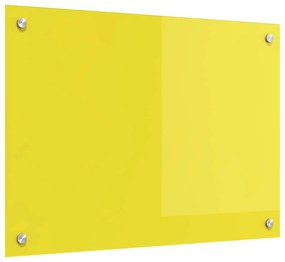 vidaXL Proteção de Cozinha Amarelo 70 x 50 cm vidro temperado