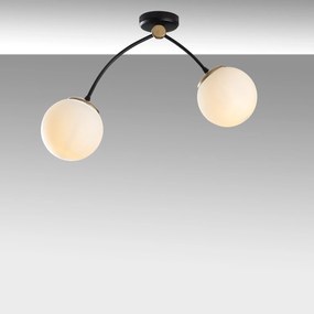 Chandelier Kromozom – Branco e Preto – 51 x 15 cm