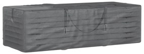 Saco arrumação p/ almofadões jardim 135x40x55 polietileno preto