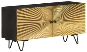 Móvel de TV 90x30x45 cm madeira de mangueira maciça