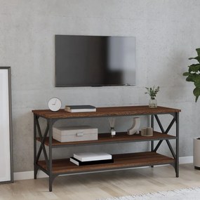 Móvel de TV 100x40x50 cm derivados de madeira carvalho castanho