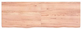 Prateleira de parede 120x40x(2-6) cm carvalho tratado castanho