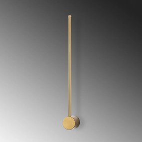 Candeeiro de Parede Sword - Dourado - 62cm x 10cm x 7cm
