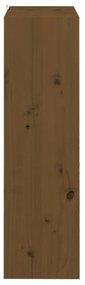 Estante/divisória 60x30x103,5 cm pinho maciço castanho mel