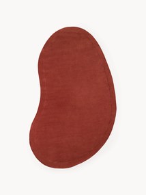 Tapete em lã artesanal com forma orgânica Kadey