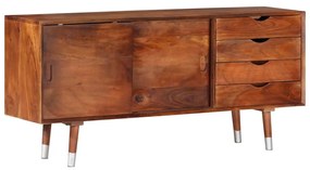 Móvel de TV 118x30x55 cm madeira de acácia maciça