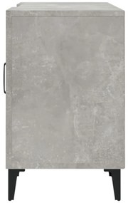 Móvel de TV 150x30x50 cm derivados de madeira cinza-cimento
