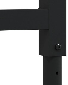 Estruturas bancada ajustáveis 2 pcs 55x(69-95,5) cm metal preto
