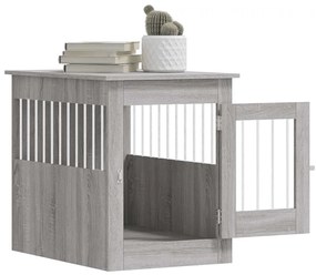 Móvel casota para cão 55x80x68 derivados madeira cinza sonoma