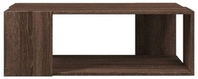 Mesa de centro 89,5x48x30cm derivados madeira carvalho castanho