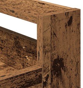 Carro de Cozinha vidaXL Madeira Velha 60x45x80 cm Madeira Revestida