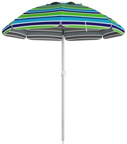Chapéu de Sol de Praia Ø178x205 cm Chapéu de Sol para Terraço com Incl