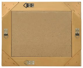 Espelho de parede estilo barroco 50x40 cm dourado
