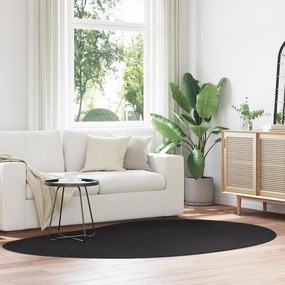 vidaXL Tapete HUARTE Preto 160 x 230 cm Poliéster