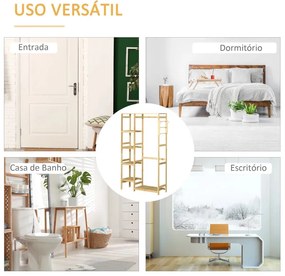 Charriot Tejo – 90x30x155 cm – Bambu Natural – Design Natura