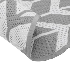 Tapete de exterior Ø120 cm ARAKIL PP cinzento