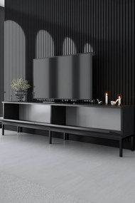 Móvel TV Lord – Preto Antracite – 180 cm
