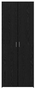 Highboard Carvalho Preto 70x42.5x185 cm Madeira Engenharia