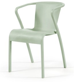 Cadeira Lusa Verde Pastel – Polipropileno – conjunto de 4 unidades