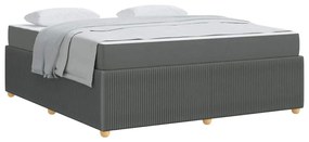 Estrutura da Cama Outros Cinzento escuro 180 x 200 cm tecido