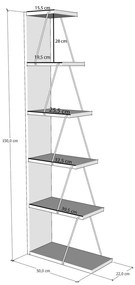 Estante Tlos – Pinho – 50x150x22 cm | Tribo Home