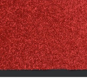 Tapete de porta 60x80 cm vermelho