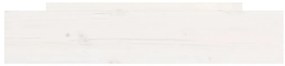 Gavetas de cama 2 pcs madeira de pinho maciça branco