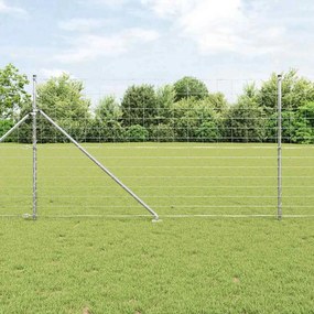 vidaXL Cerca de Campo 1,4 x 50 m em Aço Galvanizado