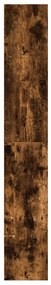 Estante 80x30x189 cm derivados de madeira carvalho fumado