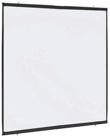 vidaXL Tela de projeção parede suspensa 81" 1:1