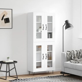 vidaXL Armário alto 69,5x34x180 cm derivados de madeira branco