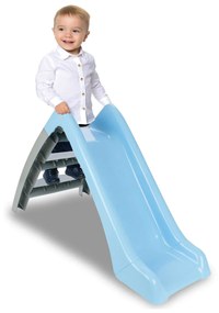 Escorrega para crianças partir de 12 meses Happy Slide pastel azul