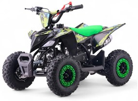 MINI MOTO 4 GASOLINA PARA CRIANÇAS 49cc Roan Ratte R6 4.5cv Verde