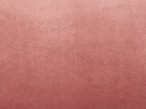 Conjunto de 2 almofadas em veludo rosa 42 x 42 cm KALANCHOE Beliani