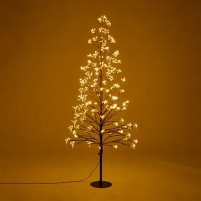 Árvore De Natal Led Em Ferro Dorvin Branco Cálido 3000k & ↑150 Cm - Sklum
