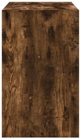 Sapateira 80x42x69 cm derivados de madeira carvalho fumado