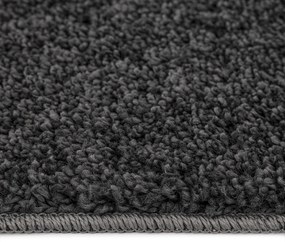 Tapete Shaggy vidaXL com Base de Látex Cinza Escuro 240x340 cm