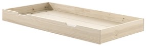 Cama infantil FRITZ (90x200) com 3 gavetas + Gaveta inferior + Estrado Natural