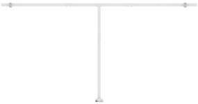 Toldo retrátil manual com LED 600x300 cm antracite